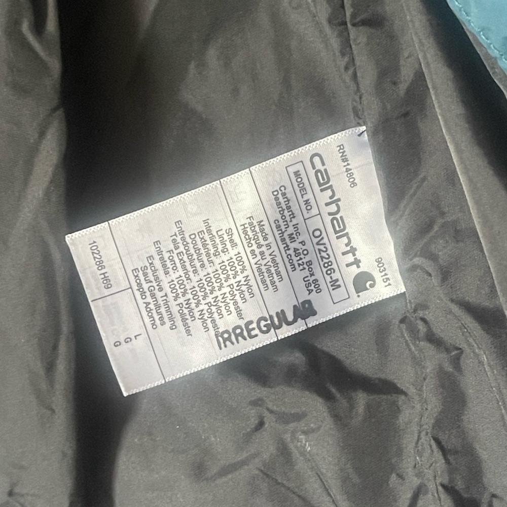Carhartt Rain Defender Vest Size Large - Picture 9 of 10